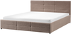 Bett mit Stauraum Bouclé MASSOGNES 180 x 200 cm Taupe Bild 5