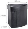 Eckiger Hocker mit Stauraum Bild 4