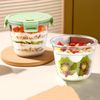 Runde Glas Meal Prep Behälter mit luftdichten Lids 710ml - 4er Set Bild 5