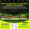 HOMALL Gartentrampolin Trampolin,Kindertrampolin mit Sicherheitsnetz und Leiter, Ø 305 cm, Ø305/366/427cm,gepolstertes Gestell,150kg,Schutzranabdeckung Bild 4