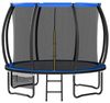 HOMALL Gartentrampolin Ø305cmTrampolin,Kindertrampolin mit Sicherheitsnetz und Leiter, Ø 228 cm, Ø305/366/427cm,gepolstertes Gestell,150kg,Schutzranabdeckung Bild 4