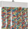 Moritz Flauschvorhang aus Chenille 90 x 220 cm kunterbunt Türvorhang als Fliegenschutz Insektenschutz für Camping Wohnwagen Bild 3