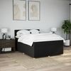 vidaXL Boxspringbett mit Matratze Schwarz 160x200 cm Stoff 3289033 Bild 4