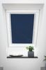 Dachfensterrollo Haftfix Hitzeschutz Abdunkelung, LICHTBLICK ORIGINAL, verdunkelnd, ohne Bohren, verspannt, Haftfix, mit Thermobeschichtung, mit Saugnapf, Blau, B47 x H96 cm Bild 4