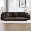 3-Sitzer Schlafsofa B 273 x T 98 x H 87 cm aus Cord, frei kombinierbar Bild 2