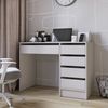 KOMTO Schreibtisch KOMTO Schreibtisch mit 5 Schubladen – Arbeitstisch PLIO 110 x 53 x 78,5 cm Bild 2