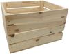 Deko-Holzkiste natur geflammt Obstkiste Weinkiste Beistelltisch Schuhregal Deko Bild 3