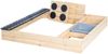 roba Sandkasten Street & Play aus Holz - Design mit Straße, Kochplatte, Spielwanne - Sandkiste groß mit Abdeckungen aus wetterfestem Holz - Natur / Schwarz Bild 5