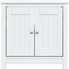 vidaXL Waschbeckenunterschrank BERG Weiß 60x34x59 cm Massivholz Kiefer 358552 Bild 3