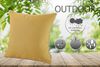 heimtexland Â® OUTDOOR Lounge Dekokissen LOTUS EFFEKT wetterfest 45x45 Garten Kissen Outdoorkissen Typ551 dunkelgrau Bild 2