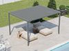 PRIMEYARD Pergola 3x4 m Pfosten und Lamellendach aus Stahl - anthrazitfarbene Terrassenüberdachung Bild 5