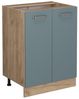 Küchenunterschrank R-Line Blau-Grau 60 cm ohne Arbeitsplatte Vicco Bild 4