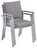 Kettler Stapelsessel Rasmus Alu silber/Sunbrella® flanelle Stapelstuhl 62x60x85 cm Bild 2