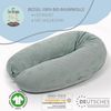 sei Design XXL Stillkissen ergonomisch 190x30 Schwangerschaftskissen Seitenschläferkissen Komfortkissen Erwachsene Babynestchen Neugeborene Baby Kissen mit Bezug 100% Baumwolle Bild 2