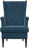 vidaXL Sessel Blau Samt 42029934 Bild 2