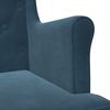 vidaXL Sessel Blau Samt 42029934 Bild 5