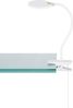 Fischer & Honsel 50594 LED Klemmleuchte Luiz Weiss 3000K dimmbar Bild 3