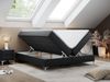 Boxspringbett - Doppelbett mit Multipocket-Matratze - LESS -140x200 - Schwarz Kunstleder - H3 Bild 2