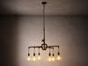 Luce Design Amarcord S6 Pendelleuchte 6-flammig ECO Light rostfarbig Bild 3
