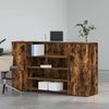 vidaXL Empfangstheke Räuchereiche 180x50x103,5 cm Holzwerkstoff 3324173 Bild 3
