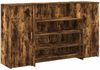 vidaXL Empfangstheke Räuchereiche 180x50x103,5 cm Holzwerkstoff 3324173 Bild 2
