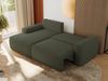 L-förmiges Ecksofa mit Armlehnen, Schlaffunktion und losen Kissen - BELLUNO - links - Grün Boucle Bild 4