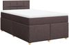 vidaXL Boxspringbett mit Matratze Dunkelbraun 120x200 cm Stoff 3288950 Bild 3