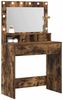 vidaXL Schminktisch Geräucherte Eiche 75,5 x 41 x 135 cm Holzwerkstoff 865113 Bild 3