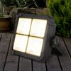 LED Solarleuchte, Strahler, IP44, schwarz, dimmbar, H 14,5cm Bild 2