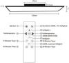 ZMH LED-Deckenleuchte 120 x 30 – dimmbares Deckenpanel, lange Tageslichtlampe, flacher Schreibtisch mit Fernbedienung, 40 W Bild 3
