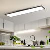 ZMH LED-Deckenleuchte 120 x 30 – dimmbares Deckenpanel, lange Tageslichtlampe, flacher Schreibtisch mit Fernbedienung, 40 W Bild 2