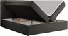 Boxspringbett, Doppelbett Matratze und Topper, Polsterbett - CENTOS - 120x200cm - Grau Velours - H3 Bild 4