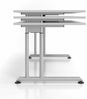 Schreibtisch C-Fuß 160x80 cm Grau/Silber Bild 2