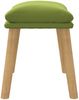 vidaXL Fußhocker Hellgrün 45 x 29,5 x 39 cm Samt [341438] Bild 4