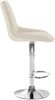 Barhocker 2er Set RIO - Creme, Kunstleder, Chrom Barhocker mit Lehne Barstuhl Tresenhocker Tresenstuhl Kneipenhocker Kneipenstuhl Bild 4