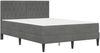 vidaXL Bettgestell mit Matratze Dunkelgrau 160 x 200 cm Samt 3415061 Bild 3