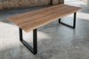 Esstisch Baumkante massiv Akazie stone 240 x 100 cm schwarz LAUREN 71263871 Bild 3