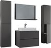 VCM Badmöbel Waschtisch Lendas 915217 Anthrazit H. 150 x B. 80 x T. 51 cm Bild 2