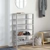 vidaXL Schuhregal Grau Sonoma 61x32x105 cm Holzwerkstoff 859865 Bild 3