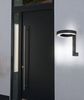 LED Wandleuchte, ALU, grau, satiniert, Ring-Design, H 22 cm Bild 3