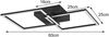 R64492132 Deckenleuchte TRAIL schwarz matt 20W LED, Höhe ca. 7 cm Bild 3