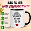 Momentals Tasse Abschied – „Wird scheiße hier ohne dich“ – Abschiedsgeschenk Kollegen, Gratis Versand · Links-&Rechtshänder · Spülmaschinenfest Bild 2