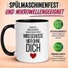 Momentals Tasse Abschied – „Wird scheiße hier ohne dich“ – Abschiedsgeschenk Kollegen, Gratis Versand · Links-&Rechtshänder · Spülmaschinenfest Bild 4