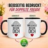 Momentals Tasse Abschied – „Wird scheiße hier ohne dich“ – Abschiedsgeschenk Kollegen, Gratis Versand · Links-&Rechtshänder · Spülmaschinenfest Bild 3