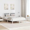 vidaXL Bettrahmen Hellgrau 140 x 200 cm Massives Kiefernholz 878118 Bild 4