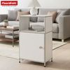 Floordirekt Standregal Concept Epure Metallregal MK-040, 3-stöckiges Regal 40x40x65 cm, mit Tür & Ablage, modernes Regal für Bad, Küche, Schlafzimmer & Büro Bild 2