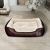 vidaXL Hundebett Braun und Beige XXL 131366 Bild 2