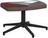 vidaXL Relaxsessel mit Hocker Patchwork Stoff [328188] Bild 2