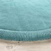Paco Home Teppich Kinderzimmer Kinderteppich Baby Spielteppich Krabbeldecke Krabbelmatte Weich rutschfest Jungen Mädchen Deko, Grösse:160 cm Rund, Farbe:Blau Bild 2