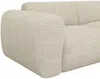Vente-unique - POGNI Sofa SamtStoff Beige - B 97 cm x H 73 cm x L 205 cm Bild 4
